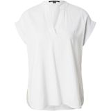 COMMA - Blouse - Aqua - Blouseshirt - Gevoerde Zoom/Rand