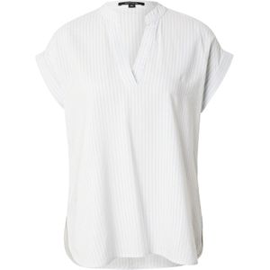 COMMA - Blouse - Aqua - Blouseshirt - Gevoerde Zoom/Rand