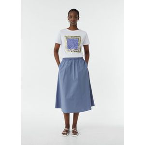 comma - Rock - Hoog Uitlopend - Popeline Katoen