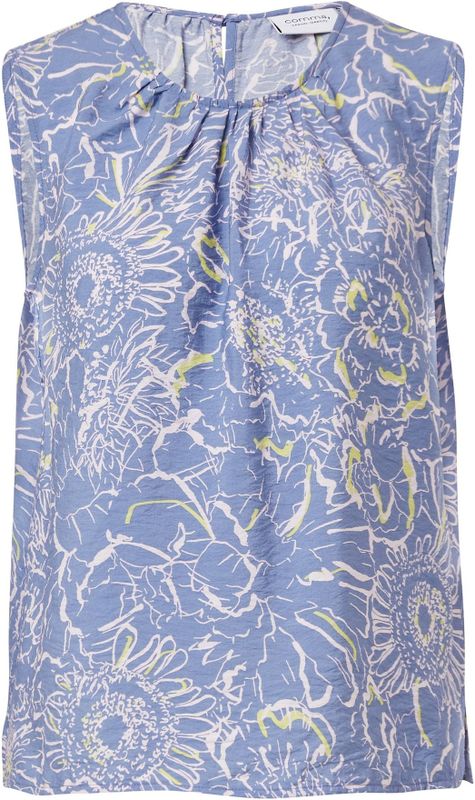 comma - Blousetop - Mouwloos - All-over Print