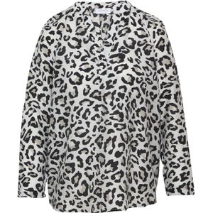 comma - Blouse - Gestructureerd - Tuniek - Raglanmouwen