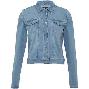 COMMA - Tussenjas - Blauw - Denim - Slanke Pasvorm