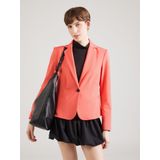 COMMA - Blazers - Koraal - Effen - Lange Mouw - Normale Pasvorm