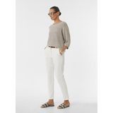 Comma - Chino Broek - Naturel - Met Afneembare Riem