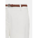Comma - Chino Broek - Naturel - Met Afneembare Riem
