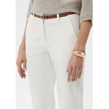 Comma - Chino Broek - Naturel - Met Afneembare Riem