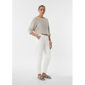 Comma - Chino Broek - Naturel - Met Afneembare Riem