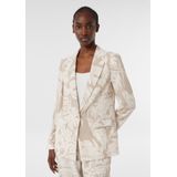 comma - Indoor-Blazer - Crêpe - Met All-over Print