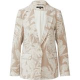 comma - Indoor-Blazer - Crêpe - Met All-over Print