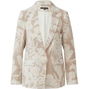 comma - Indoor-Blazer - Crêpe - Met All-over Print