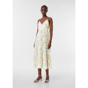 comma - Midi-jurk - Bloemenfantasie - Verstelbare Bandjes