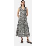 comma casual identity Jurk  lichtgrijs / zwart