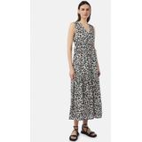 comma casual identity Jurk  lichtgrijs / zwart