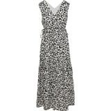 comma casual identity Jurk  lichtgrijs / zwart