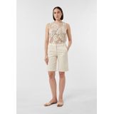 comma - Bermuda - Katoenmix - Relaxed Fit