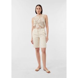 comma - Bermuda - Katoenmix - Relaxed Fit