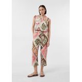 comma - Broek - Relaxed-fit - Luxe Viscosemix - All-over Print