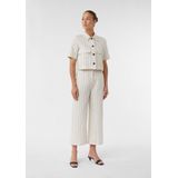 comma - Culotte - Gestreept - Linnenmix