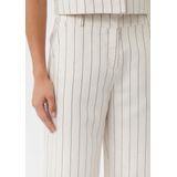 comma - Culotte - Gestreept - Linnenmix