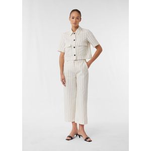 comma - Culotte - Gestreept - Linnenmix