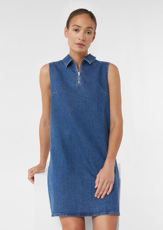 comma - Kleid - Denim - Korte Jurk