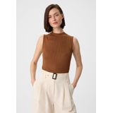 comma - Strickpullunder - Mouwloos - Slim-fit - Viscosemix