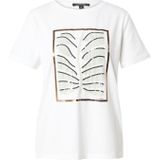 comma - T-Shirt - Regular Fit - Katoenmix