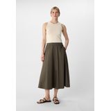 Kokerrok - Deep Jungle - Elastische Taille - Regular Fit