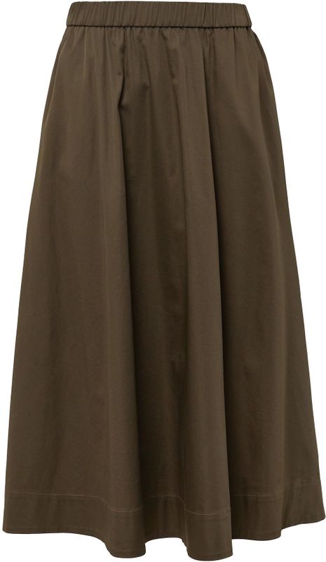 Kokerrok - Deep Jungle - Elastische Taille - Regular Fit