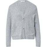 comma - Strickjacke - Oversized Gebreid Vest - Luxe Wolmix