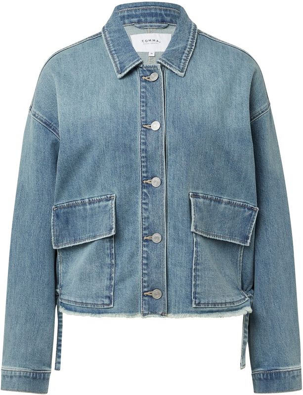 comma - Indoor-Jacke - Denim Jack - Loose-fit