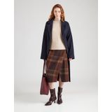 Gebreide Trui - Beige - Zonder Sluiting - 3/4-Mouwen - Vleermuismouwen