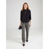 Gebreide Trui - Zwart - Zonder Sluiting - Staande Kraag - Vleermuismouwen