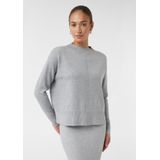comma casual identity - Trui - Grijs Gemêleerd - Gebreide Truien