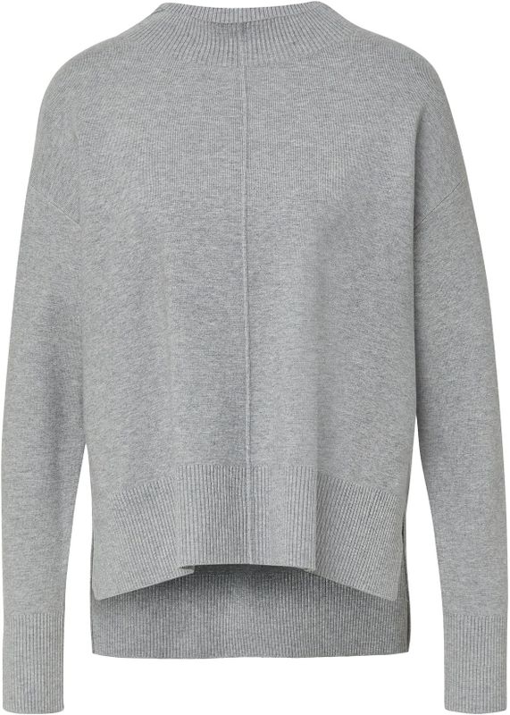 comma casual identity - Trui - Grijs Gemêleerd - Gebreide Truien