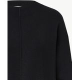 comma casual identity - Trui - Zwart - Ronde Hals - Lange Mouwen