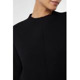 comma casual identity - Trui - Zwart - Ronde Hals - Lange Mouwen