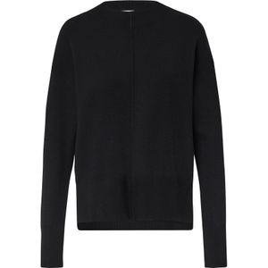 comma casual identity - Trui - Zwart - Ronde Hals - Lange Mouwen