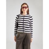 comma - Strickjacke - Gestreept Vest - Regular Fit