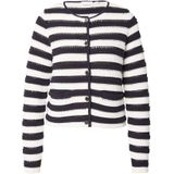 comma - Strickjacke - Gestreept Vest - Regular Fit