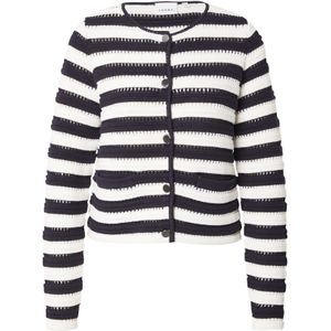 comma - Strickjacke - Gestreept Vest - Regular Fit