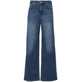 Jeans - Wijd - Hoge Taille - Gewassen Denim