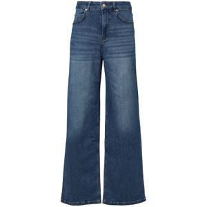 comma casual identity - Loose Fit Jeans - Blauw - Lange Maten