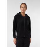 comma casual identity - Sweatvest - Zwart - Met Ritssluiting - Capuchon