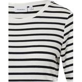 Bikini - Off White Stripe - Regular Fit - Korte Mouwen - Zonder Sluiting