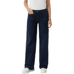 comma - Wide Leg Jeans - Donkerblauw - Denim