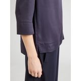 comma - Blouse - Viscose - 3/4-mouwen - Ronde Hals - Splitdetails