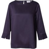 comma - Blouse - Viscose - 3/4-mouwen - Ronde Hals - Splitdetails