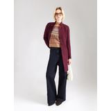 comma - Damesjas - Materiaalmix - Regular Fit - Opstaande Kraag - Knoopsluiting