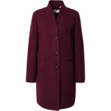 comma - Damesjas - Materiaalmix - Regular Fit - Opstaande Kraag - Knoopsluiting